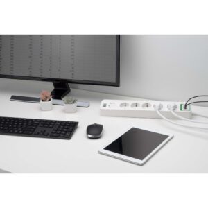 APC Essential SurgeArrest 5 منافذ مع شاحن 5V، 2.4A 2 USB USB 230V ألمانيا - الصورة 5