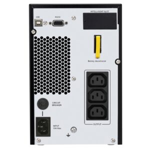 APC Easy UPS On-Line, 1000VA/800W, Tower, 230V, 3x IEC C13 outlets, Intelligent Card Slot, LCD