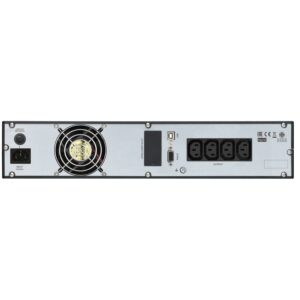 APC Easy UPS On-Line، 3 كيلو فولت أمبير/2400 واط، حامل 2U، 230 فولت، 6 منافذ IEC C13 + 1 منافذ IEC C19، فتحة بطاقة ذكية، شاشة LCD - الصورة 3
