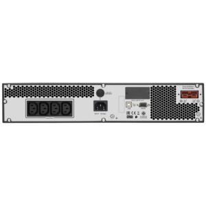APC Easy UPS On-Line, 1000VA/800W, Rackmount 4U, 230V, 4x IEC C13 outlets, Intelligent Card Slot, LCD, Extended runtime, W/ rail kit - Image 4
