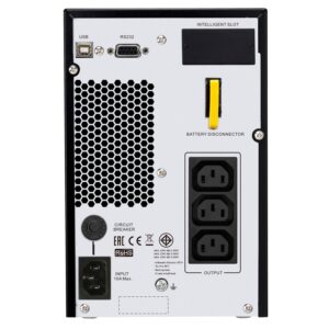 Easy UPS 1 Ph On-Line, 2000VA, Tower, 230V, 4x IEC C13 outlets, Intelligent Card Slot, LCD - Image 3